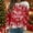Red#29, variant on Yteetum Christmas Sweatshirt for Women Crewneck Christmas Print Drop Shoulder Hoodless Sweatshirts Womens Casual Oversized Ugly Christmas Long Sleeve Sweatshirt Xmas Holiday Fall Winter Clothes