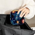 thumbnail image 6 of Galactic Sanitary Napkin Bag Period Pouch Travel Organizer Zipper Pouch Mini Zipper Pouch Storage Case, Made of Velvet Fabric, Sponge, and Oxford Cloth, 6 of 6