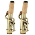 thumbnail image 1 of Saxophone Neck, Portable Standard Design Durable Smooth Surface Saxophones Necks  for Instrument Cyan Antique Brass, 1 of 7
