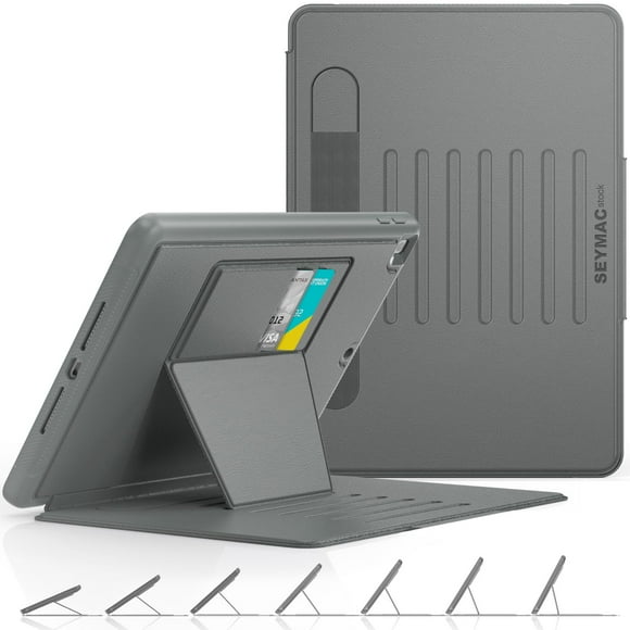 Funda SEYMAC de serie para iPad de 9ª, 8ª y 7ª generación de 10,2 pulgadas con soporte
