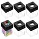 thumbnail image 2 of Paquete de 6 Soportes Magnéticos para Clips de Papel, Soportes Negros para Clips de Papel para Escritorio, 2 of 5