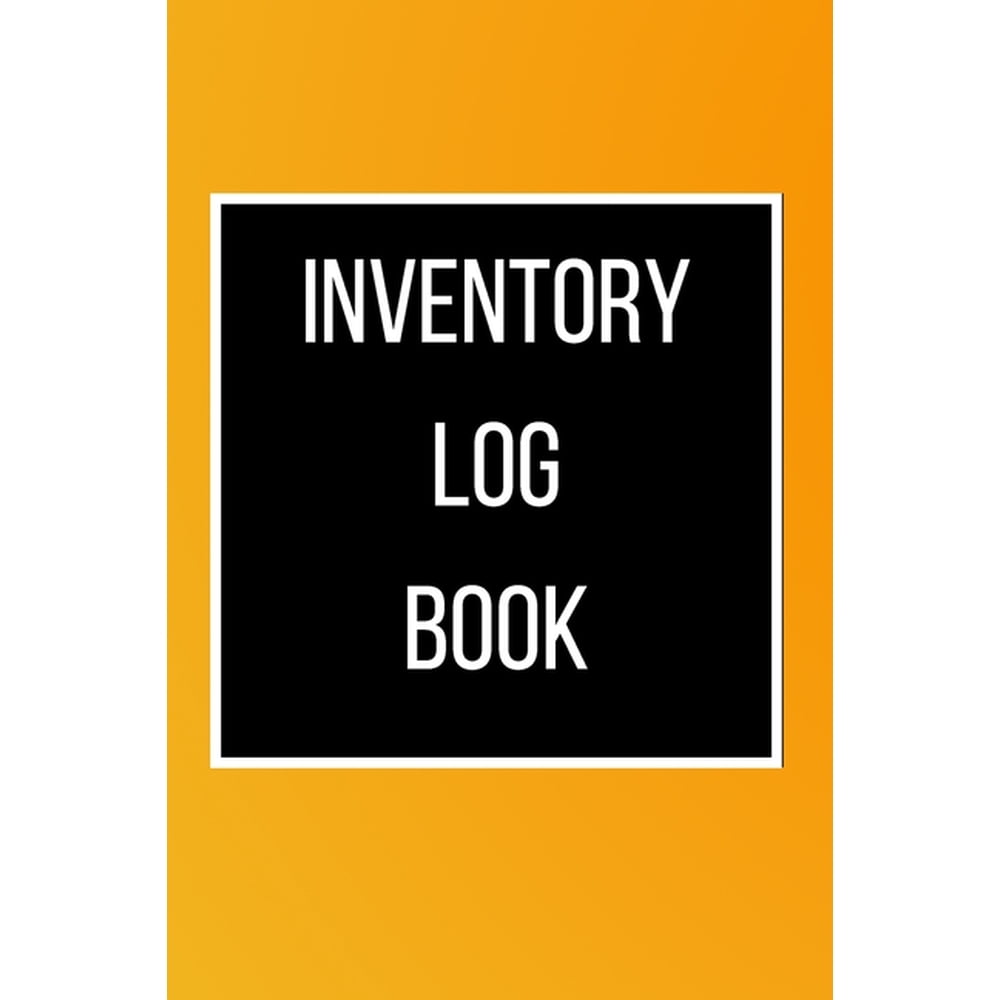 Inventory Log Book 120 Pages Size 6 X 9 Inches double sided 