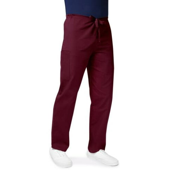 Adar Universal Mens Scrubs - Drawstring Tapered Leg Scrub Pants