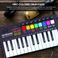 thumbnail image 4 of Graflsoa Compact 25-Key MIDI Keyboard with RGB Pads & OLED Display for Studio & Live Performance, 4 of 6