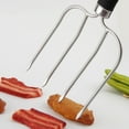 thumbnail image 4 of OUNONA 2Set Cooking Tools Black Stainless Steel for Heavy Lifting Turkey Lifters, 4 of 5