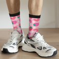 thumbnail image 6 of KLL Haear Strawberry Print Cool Socks Men's Women's Crew Socks Funny Crazy Novelty Stockings, 6 of 6