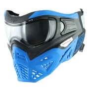 V-Force Grill 2.0 Mask Paintball Goggle w Clear Thermal Lens - Black Blue AZURE