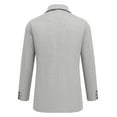 thumbnail image 6 of COOFANDY Mens Coat Double Breasted Short Trench Coat, Business Casual Knee-Length Overcoat with Lapel Collar, Slim Fit for Fall and Winter, 6 of 6