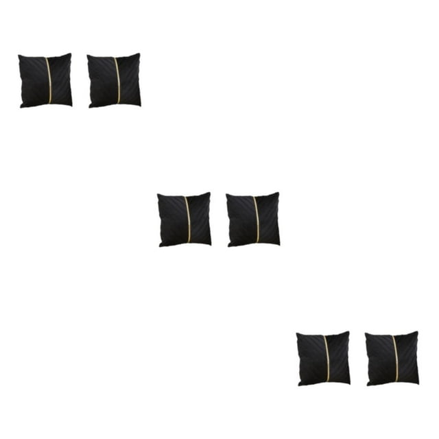 Justharion 2piece Update Space Sophisticated Sofa Home Decor Zippers Are Smooth black 3Set