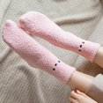 thumbnail image 6 of JeashCHAT Fashion Keep Warm Women Fashion Solid Color Animal Embroidery Thick Socks, 6 of 9