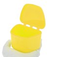 thumbnail image 3 of Unique Bargains 1 Pc Braces Box Portable Denture Cases Yellow, 3 of 5
