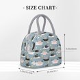 thumbnail image 2 of Lukts Swan Princess On Lake Print Portable Lunch Bag, Lunch Bag Picnic Bag - Waterproof, Heat-insulating and Cold-insulating, Suitable for School, Work, 2 of 6