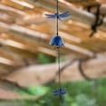 thumbnail image 2 of Campana de viento japonesa con forma de libélula, carillón de viento decorativo de hierro fundido para patio, decoración de puertas y eriores, 2 of 8