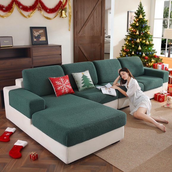 Funda de cojín OHSIO para sofá seccional verde (1 pieza)