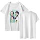 thumbnail image 1 of Pop cazadora para niña Demon Hunters Graphic Round-Neck Short Sleeve T Shirt For Kids Youth Fashion Tee With Cartoon Print Design Soft Blend Top For Children （White）, 1 of 3