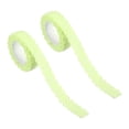 thumbnail image 1 of Unique Bargains 0.7' Wide 2 Yards Self Adhesive Lace Tape Ribbon Stickers Masking Cotton Decorative for Craft, Light Green 2 Pack, 1 of 8