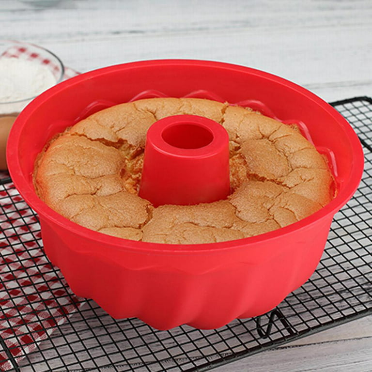 Generic TAOUNOA Bundt Cake Pan, 2Pcs Cake Pan Nonstick 9.5 Inch Tube Pan 12  Cup Bundt Pan for Baking Cake Mold Fluted Cake Pans for Ann