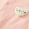 thumbnail image 7 of NOLDARES Button Down Baby Romper Cute Graphic Print Long Sleeve Soft Jumpsuit for Unisex Infants 0-18M Spring Fall Wear(9-12 Months,Pink), 7 of 7