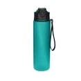 thumbnail image 2 of Cevemin Frosted Sports Water Bottle 750ml, 1-Piece Plastic Water Bottle - Solid Color Frosted Drink Bottle with One-Hand Press Open Lid, Spill-Proof Design for Travel, Workouts, Outdoor Activities, 2 of 6