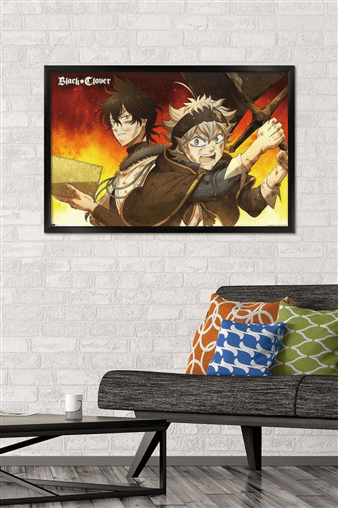 Black Clover - Duo Wall Poster, 22.375" x 34", Framed