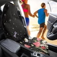 thumbnail image 3 of KUIFORTI Towel Seat Cover Waterproof Seat Covers for Cars Trucks SUV Van,Washable Sweat Car Seat Towel Cover After Gym Swimming Yoga Outdoor,Cute Mushroom Car Accessories for Women, 3 of 6