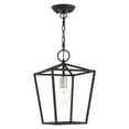 thumbnail image 1 of Livex Lighting 49432-04 Devone Collection 1-Light Convertible Semi-Flush Lantern Ceiling Fixture, Black, 1 of 4