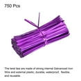 thumbnail image 3 of Uxcell Foil Twist Ties 3" Plastic Closure Tie for Tying Bread, Candy, Cookies, Gift Bags, Purple 750 Pack, 3 of 5