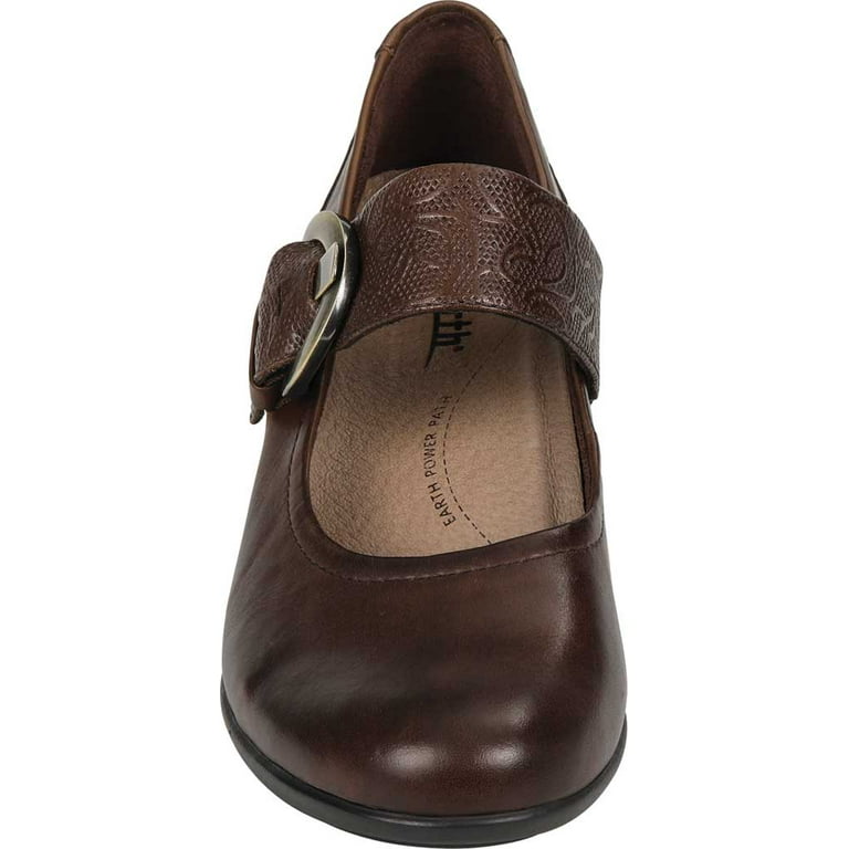 Women s Earth Noble Mary Jane Bark Soft Calf 8.5 W Walmart