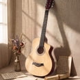 thumbnail image 6 of Ktaxon 38 Inch Cutaway Acoustic Guitar, Basswood Beginner Folk Guitar Starter Kit with Gig Bag, Tuner, Capo, Strap, Extra Strings & Picks for Adults Teens Students, 6 of 14