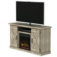 thumbnail image 6 of Twin Star Home Barn Door TV Stand for TVs up to 55" with ClassicFlame Electric Fireplace, Ashland Pine, 6 of 9