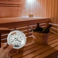 thumbnail image 6 of COOPHYA 1Set Simple Sauna Thermometer Silver 4X3.9X1Inch and Humidity Measurement for Sauna Equipment, 6 of 8