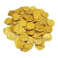 thumbnail image 1 of 100 piezas de doblones de oro con monedas , decoración pirata, del tesoro DIY en español, 1 of 8