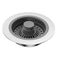 Okaydehi Kitchen Drain Strainer and Stopper Upgraded Bigger Drain