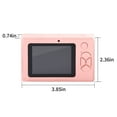 thumbnail image 3 of Oggfader Digital Camera for Kids 10-12 Digital High-definition 40MP 2.4 Inch Large Screen Student Party High-definition Retro Campus Portable Children's Small Camera With Bracket,Pink, 3 of 8