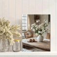thumbnail image 2 of Qisvanset Framed Canvas Wall Art, 12x16 Inch White Floral Vase Cottage Core Farmhouse Decor, 2 of 5