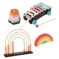 thumbnail image 4 of Juguetes Montessori xilófono juguete sensorial preescolar apilable juguete apilable de arcoíris de madera para regalos de cumpleaños de 3 a 5, 4 of 9
