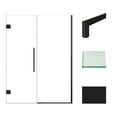 thumbnail image 3 of Transolid Ehtb55257610c-T Elizabeth 76" High X 55" Wide Hinged Semi Frameless Shower Door, 3 of 7