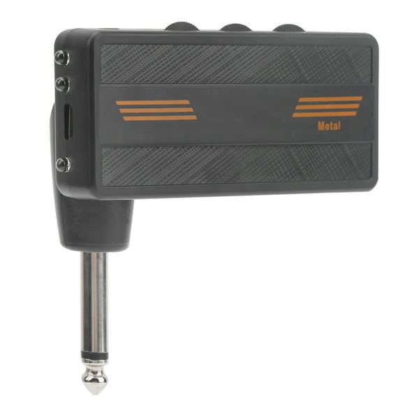 Distortion Effect Amplifier,Plug Amp Electric Guitar Electric Guitar Accessories Chargeable Guitar Amp Smooth Operation