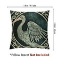 thumbnail image 4 of nygtbtfer Throw Pillow Covers Raven Pattern Amulet Bird Design Home Decor Pillow Pillowcase White, 4 of 7