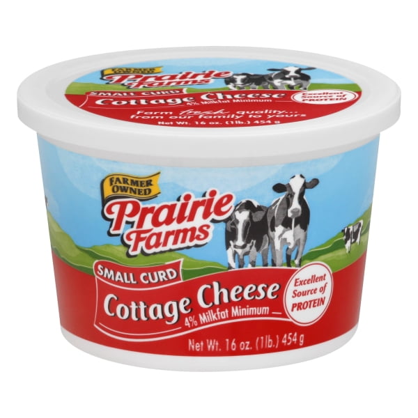 Prairie Farms Small Curd Cottage Cheese, 16 Oz.