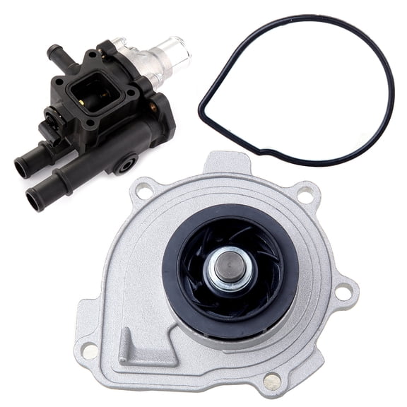 ECCPP Water Pump Thermostat Housing Assembly Fit for Chevrolet Aveo 1.6L 2009-2011, for Chevrolet Aveo5 1.6L 2009-2011, for Pontiac G3 1.6L 2009, for Pontiac G3 Wave 1.6L 2009 AW6184 1302050