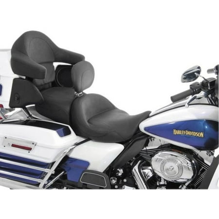 - Mustang 79556 Super Touring One-Piece Vintage Seat with Driver Backrest