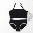 thumbnail image 2 of Girls Two Piece Swimsuits Bikini Set Spaghetti Straps Color Block Teen Girl Swimwear 7-14 Years, 2 of 4
