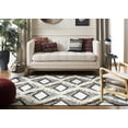 thumbnail image 3 of SAFAVIEH Kenya Lucius Abstract Area Rug, Black/Ivory, 9' x 12', 3 of 12