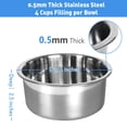 thumbnail image 3 of Cuenco de agua Pet Bowl Harhana Kennel para gatos y perros pequeños, 3 of 7