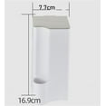 thumbnail image 2 of 2 Pack Toilet Bowl Brush Holder,Happon Holder for Clorox Toilet Wand,Compatible with Clorox Toilet Wand Holder only, White & Gray, 2 of 5