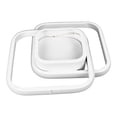 thumbnail image 1 of LED Ceiling Light 24W Modern Rectangle 3000K Aluminium Flush Mount Light Fixture Warm Lighting 110-265V For Bedroom Kitchen Living Room, 1 of 8