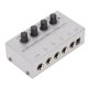 thumbnail image 3 of Amplificador De Auriculares Ultracompacto, Amplificador De Auriculares Portátil De 4 Canales De Bajo Ruido 100-240V Para Estudio, 3 of 8