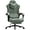 Green, variant on Dowinx Gaming Chair with Heated Massage Lumbar Support,Big and Tall Fabric Gaming Chairs for Adults with Footrest, Ergonomic Computer Game Chair with Poket Spring Cushions, 350lbs, Green