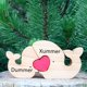 thumbnail image 5 of De San Valentín Animal Familia Figura Colección Paisaje Ornamento Decoraciones Para El Hogar Regalos matsuzay HA041904-03, 5 of 6